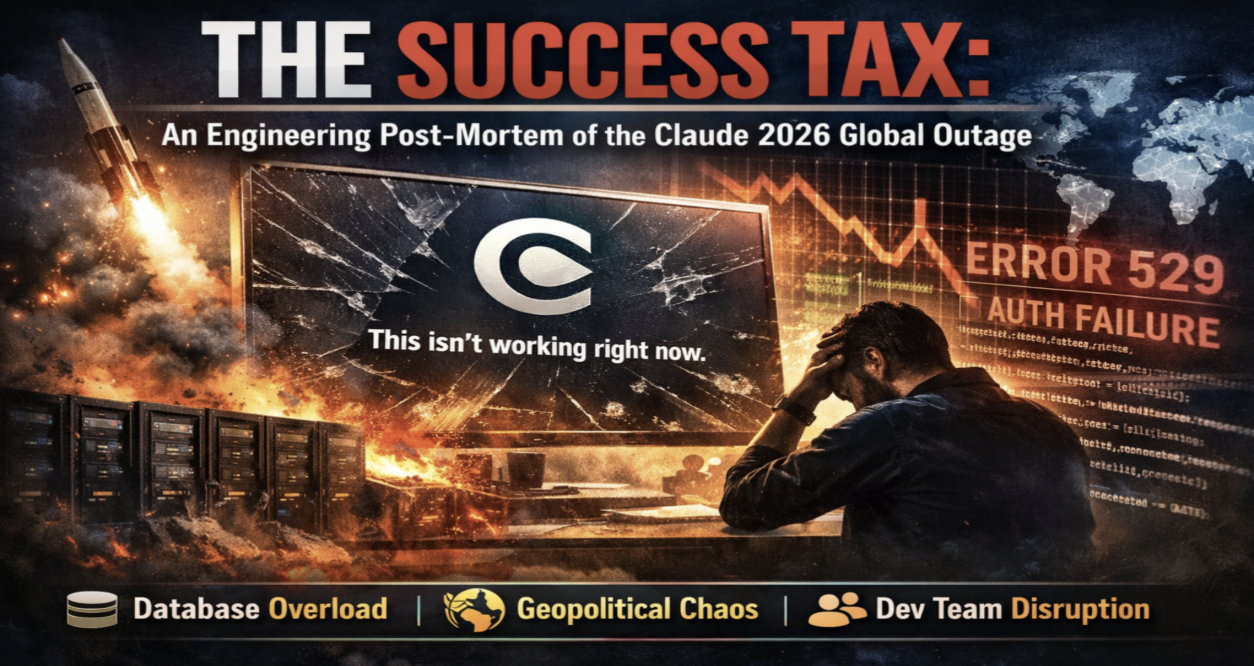 The Success Tax: An Engineering Post-Mortem of the Claude 2026 Global Outage